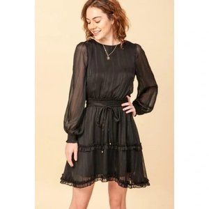 Hyfve Little Black Sparkle Dress